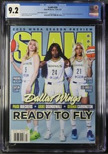 PAIGE BUECKERS ROOKIE BECKETT BASKETBALL MAG 2025 DALLAS WINGS COVER CGC 9.2