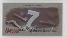 2022 Topps Allen & Ginter Chrome Baseball Lexicon Minis Crooked Number 19zq
