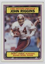 1983 Topps Record Breaker John Riggins #8 HOF 0f6