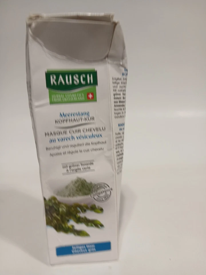Xampu desengordurante Rausch algas 100ml xampu de limpeza de couro cabeludo oleoso - Imagem 3 de 4