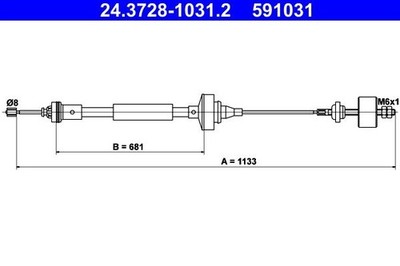 Clutch Clutch Cable For Dacia LOGAN SANDERO SANDERO STEPWAY 6001546867