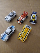 Lot Of 5  Afx Blue  Red aurora tyco Indy Car ...