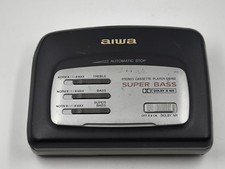 Aiwa HS-GS152 Cassette Player Used Working Black