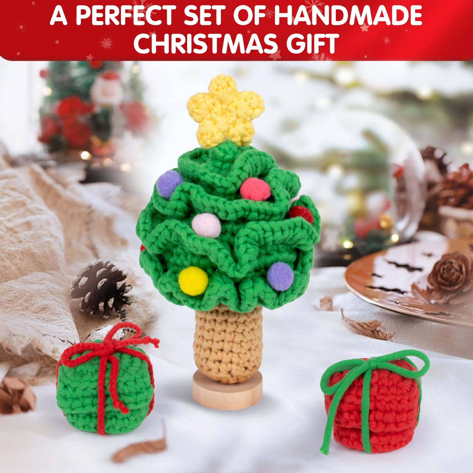 Crochet Kit for Beginners Adults Kids, Learn to Crochet with Step-by-Step Video