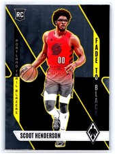 2023-24 Panini Phoenix #6 Scoot Henderson Fade To Black