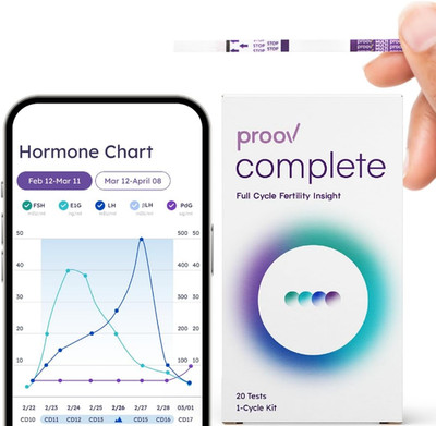 - Complete Fertility Test Kit - at Home Ovulation, FSH, LH, Estrogen & Progester