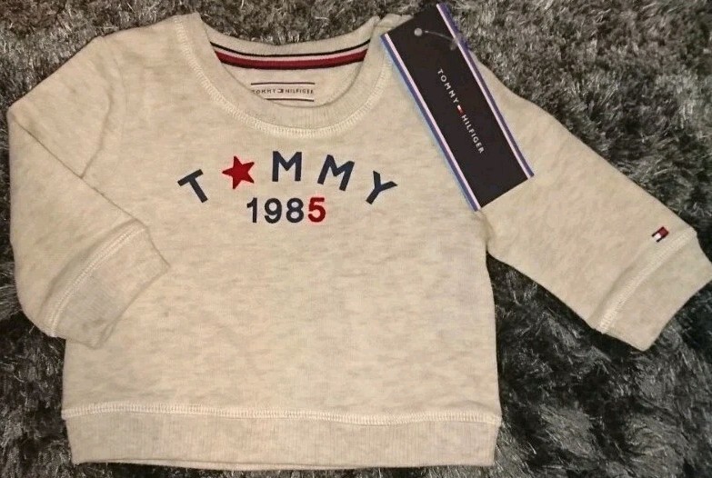 New Designer Tommy Hilfiger Newborn Jumper Sold Out Gift Party Christmas image 2