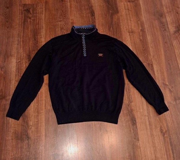 Men Paul & Shark Sweater Navy Cotton 38 / M / 46