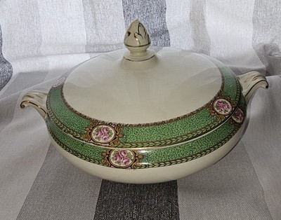 Palissy Servierschale mit Deckel
