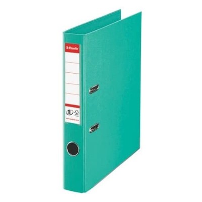 Esselte A4 Lever Arch File, Light Green, 52mm Spine, Plastic, 811412 350 Sheets