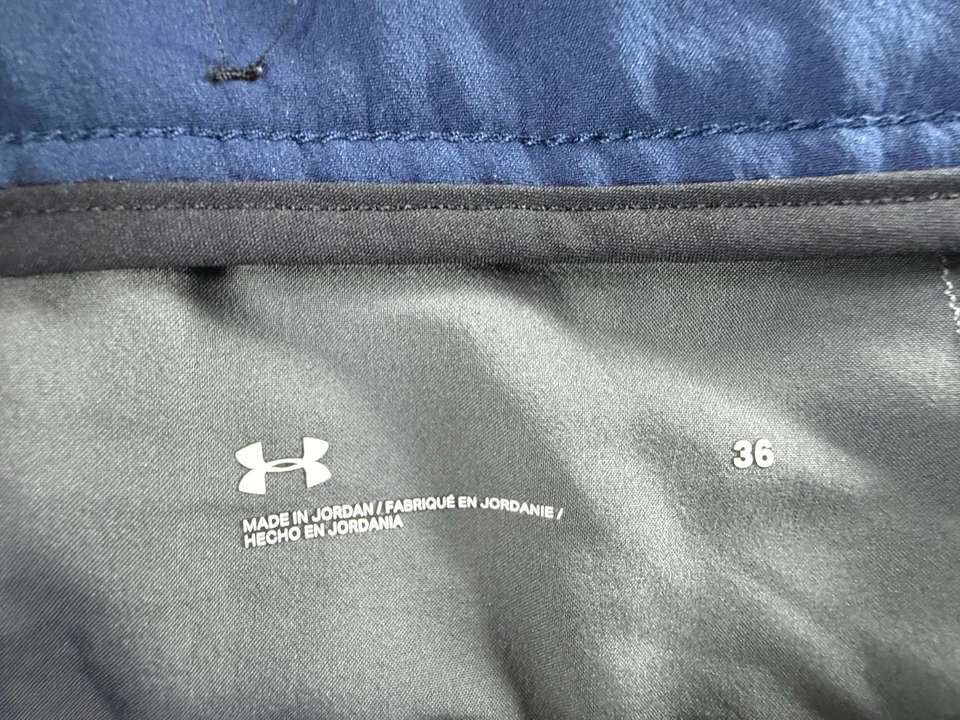 Pantalones cortos de golf Under Armour UA Drive Performance para hombre talla 34 elásticos azul marino Foto 4 de 4