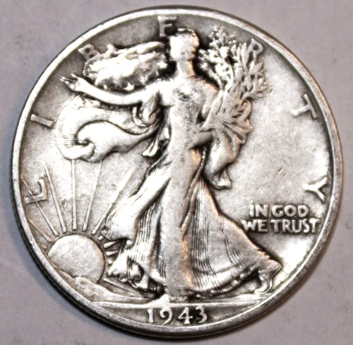 1943-D Walking Liberty Half Dollar - Very Fine - #0804EC