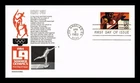 DR JIM STAMPS US COVER OLYMPICS SHOT PUT AIR MAIL FDC ARISTOCRAT CACHET