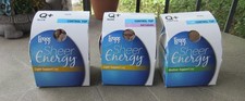 Lot of 3 Pairs Leggs Sheer Energy Pantyhose 2 Nude 1 Suntan Size Q 