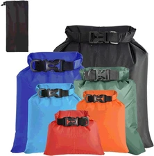 6PCS Dry Bags Waterproof, Lightweight Dry Bags for Kayaking Waterproof
