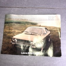 Lancia Beta Coupe Sales Brochure 