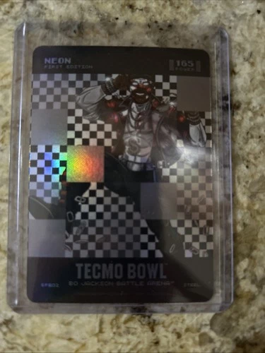Bo Jackson Battle Arena Tecmo Bowl Neon Deon Sanders Big Pixel Steel PWR 165