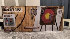 Ultimate Hatchet Toss, Axe Throwing Target Set-Very Good Condition