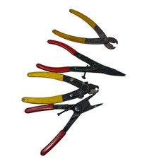 K Miller Wire Strippers Technician Tool Lot USA Snap Ring Pliers, 4 Pcs