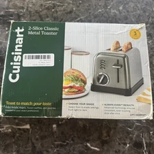 Cuisinart 2-Slice Classic Metal Toaster – Stainless Steel – CPT-160BKSP1