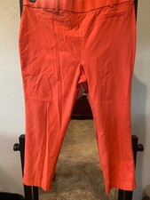 Women's Jules & Leopold size XLarge casual wear active Capri Dark Orange stretch