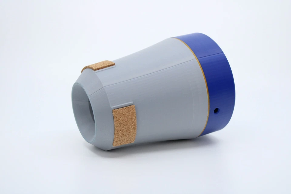 Euphonium Practice Mute, D&S Musicworks DS1E - Quiet,Open-playing,Travel-sized - Image 2 of 3