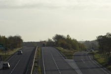 Foto 6x4 A64 Kreuzung Fulford\/SE6149 Eine vergrößerte Ansicht von der B1222 Brücke c2017