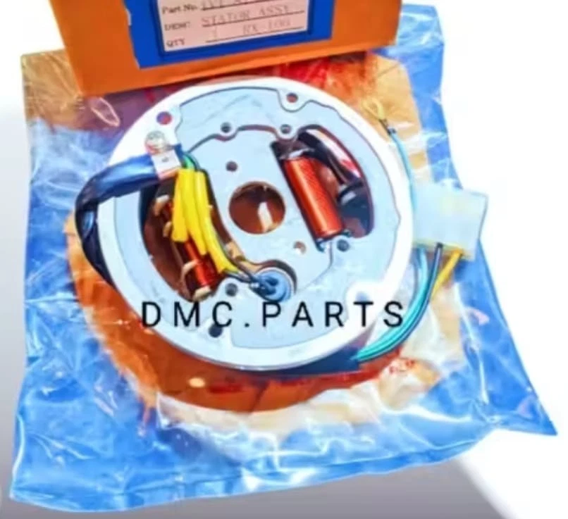 Alternador gerador estator Yamaha DT100 1974-78 DT125 RX100 COMPLETO - Imagem 2 de 3