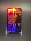 1998-99 Skybox EX Michael Jordan Dunk N Go Nuts Mini Holo Refractor Tobacco Card