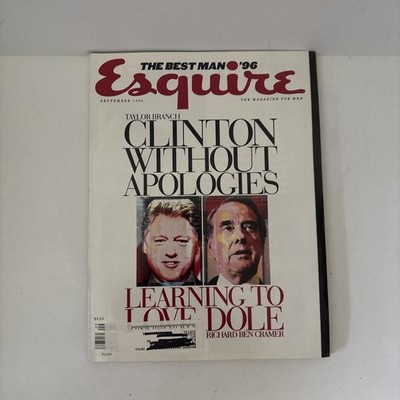 ESQUIRE MAGAZINE - CLINTON WITHOUT APOLOGIES SEPTEMBER 1996