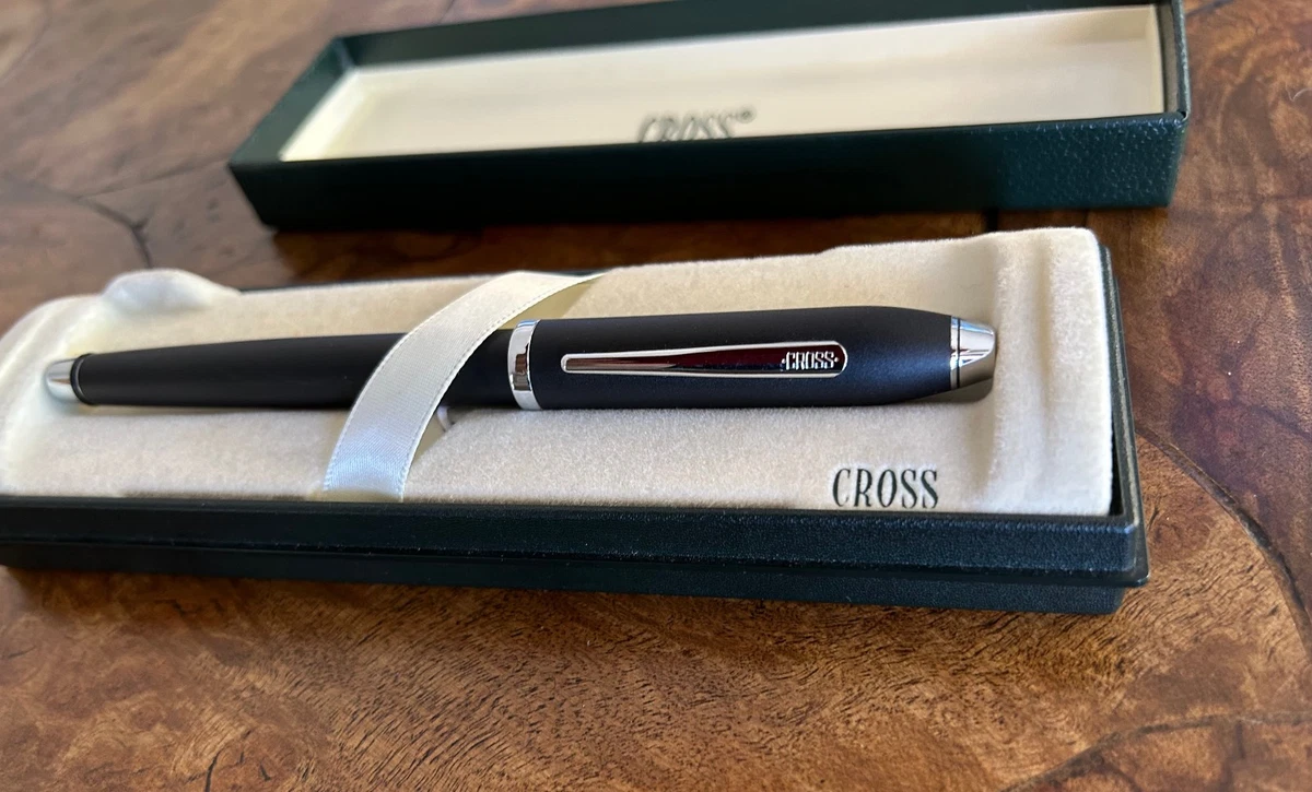 CROSS Special Edition Millennium Rollerball Pen Matte Black-2000-Rare-USA Made