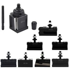 Wedge Tool Post Set AXA 250-111 For Swing Dia 12" Plus 2 Extra Tool Holder