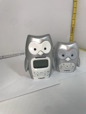 VTech DM221 Digital Audio Baby Monitor Silver Cute Owl Design