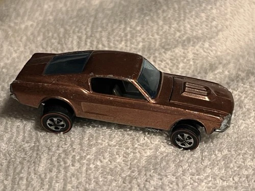 Hot Wheels Redline CUSTOM MUSTANG Copper Dark Interior Free Shipping