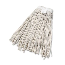 Boardwalk 2024 Cut-End Wet Mop Head, Cotton, No. 24, White