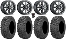 ITP Inertia Bdlk 14" Wheels Bk +40mm 32" Trail Saw 2.0 Tires Renegade Outlander
