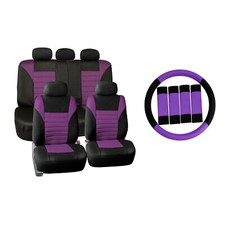 Car Seat Covers Premium 3d Air Mesh Full Set W Steering Wheel Cover Combo Car Seat Covers Premium 3d Air Mesh Full Set W Steering Wheel Cover Combo