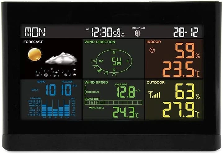 La Crosse Technology WS1651-BLA Weather Station, Black - Image 2 of 4