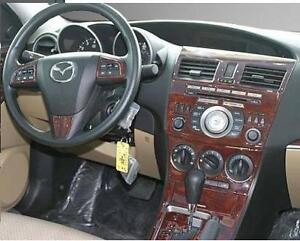 Details About Mazda 3 Mazda3 Gt Gs Gx Interior Burl Wood Dash Trim Kit Set 2010 2011 2012 2013