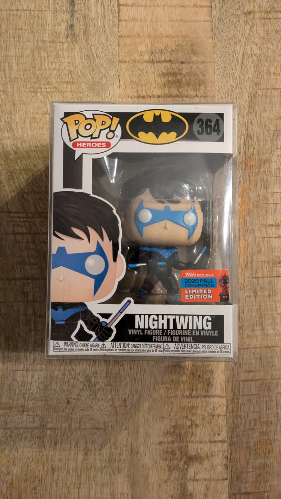 Sale Funko Pop! Heroes: Dc Universe - Nightwing #364 New In Protective Case