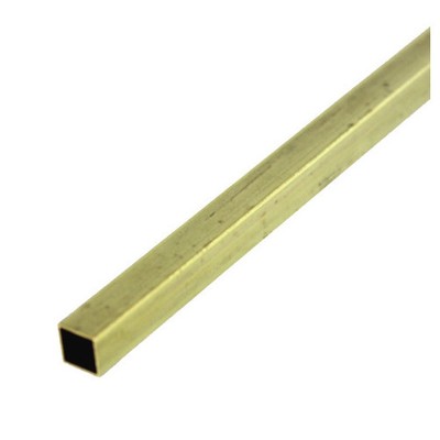 K/&S 12in 5//32 Square Brass Tube .014 Wall 8152
