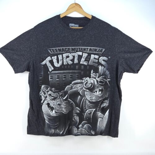 TMNT Mega Print Graphic TShirt Men 2XL Double Sided Teenage Mutant Ninja Turtles