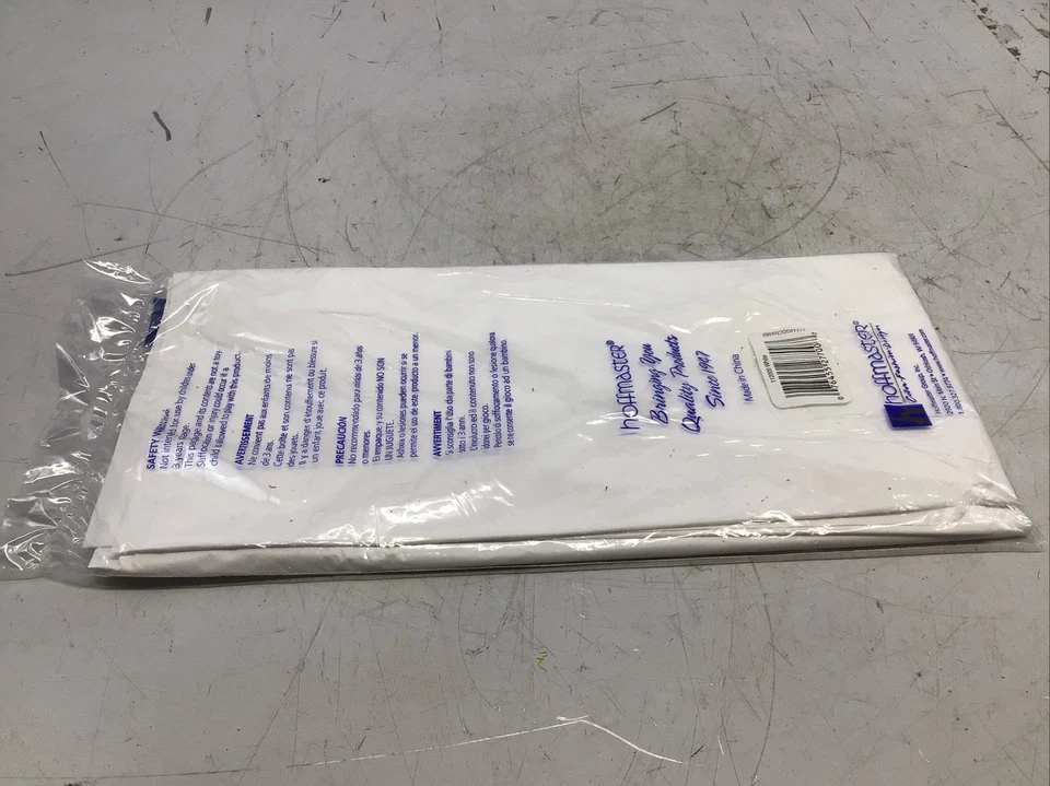 Tablecover Plastic Hoffmaster White 54in x 108in - Image 4 of 4