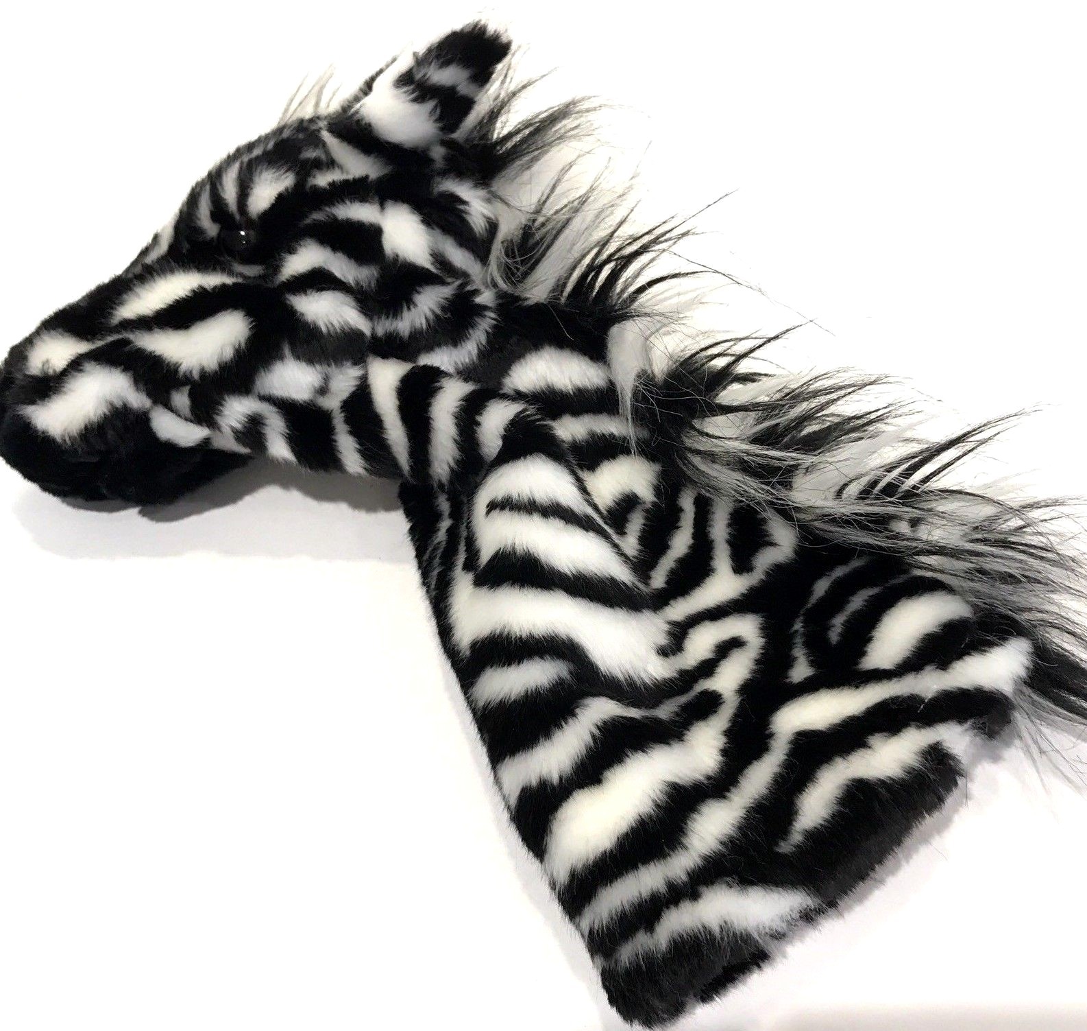 zebra hand puppet