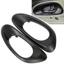 For Chevy Trailblazer 02-2009 Pair Front Inner Door Handle Bezel Trim Left+Right