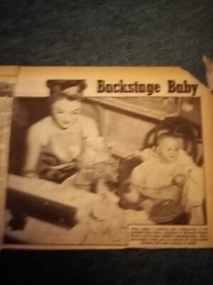 TV6 Ephemera 1950 Bild Sheree Bessire und Morgenröte 