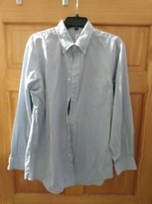 Van Huessen Button Down Dress Shirt - Regular Fit - light blue - 16.5 36