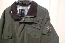 BARBOUR- A550 COWEN COMMANDO WAX COTTON MILITARY JACKET - MADE  IN ENGLAND - 42