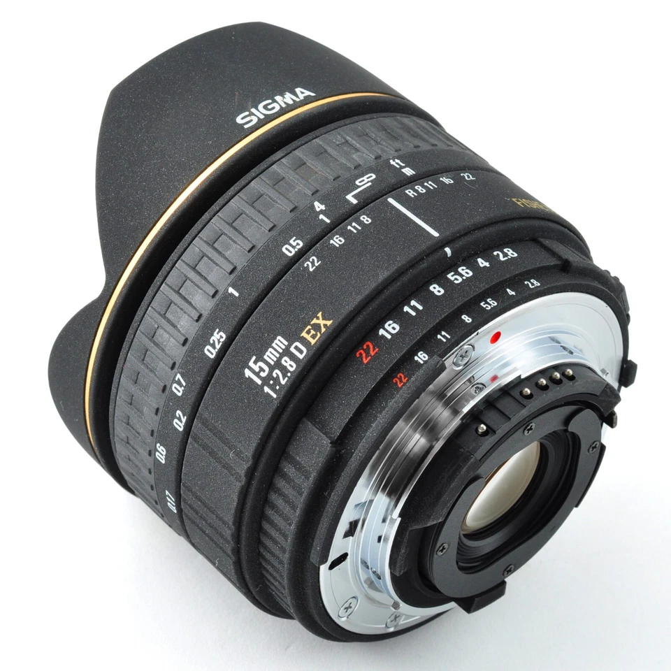 Nikon Fit SIGMA 15mm f/2.8 D EX DIAGONAL FISHEYE [Near MINT in Case] F mount - Image 4 of 4