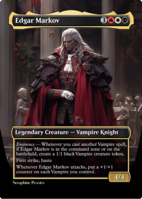Edgar Markov - High Quality Altered Art Custom Cards